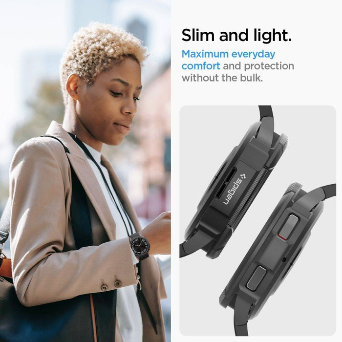 Etui Spigen Liquid Air Samsung Galaxy Watch 6 Classic (43 MM) Matte Black Case