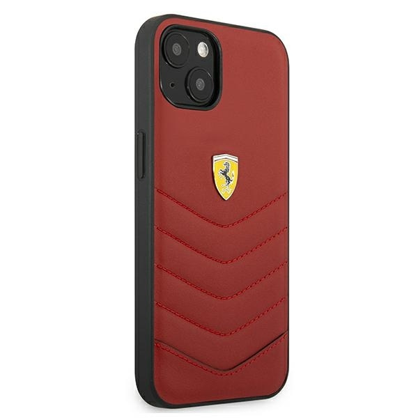Etui FERRARI Apple iPhone 13 Off Track Quilted Czerwony Hardcase
