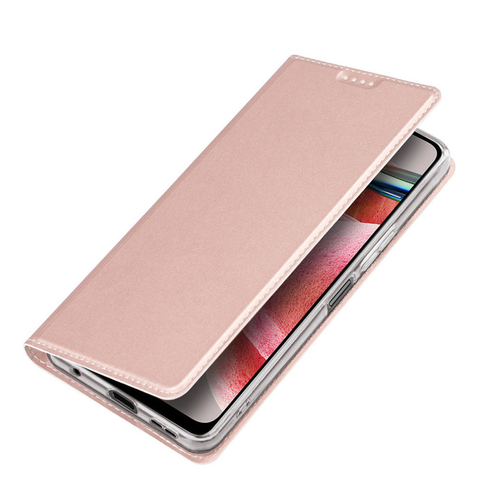 Etui Dux Ducis Skin Pro etui do Xiaomi Redmi Note 12 pokrowiec z klapką portfel na kartę podstawka różowe Case