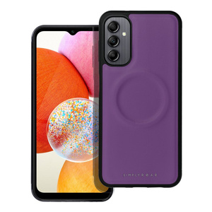 ROAR futerał MAG MORNING do SAMSUNG A14 Fioletowy