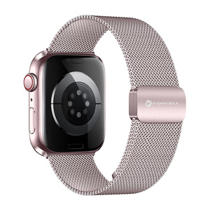 Pasek do Apple Watch Forcell F-Design FA14 magnetyczny stal 42 / 44 / 45 / 49 mm różowy