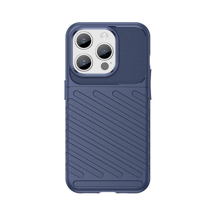 Etui Pancerne etui iPhone 15 Pro Thunder Case - niebieskie Case