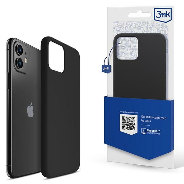 ETUI 3MK Silicone Case iPhone 11 6,1" czarny/black