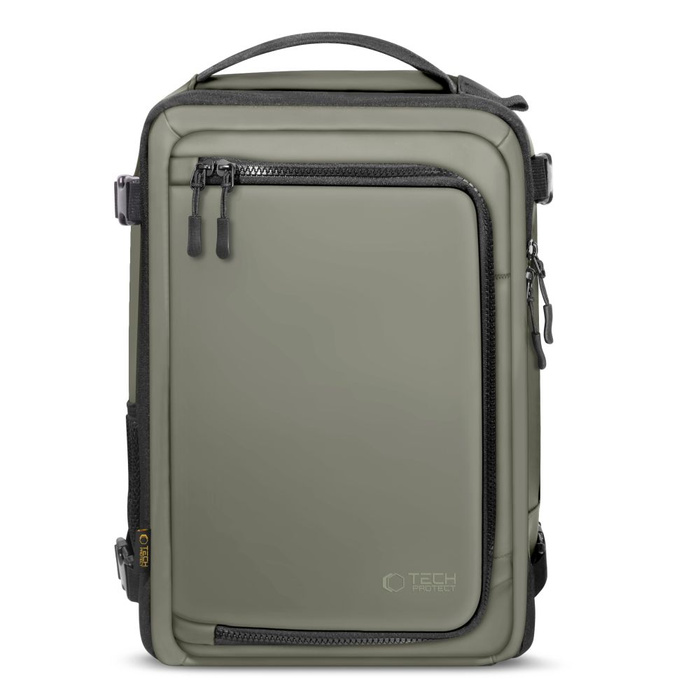 TECH-PROTECT DEFENDER S50 RYANAIR & WIZZAIR TRAVEL LAPTOP CABIN BACKPACK 20L 40x20x25 OLIVE GREEN
