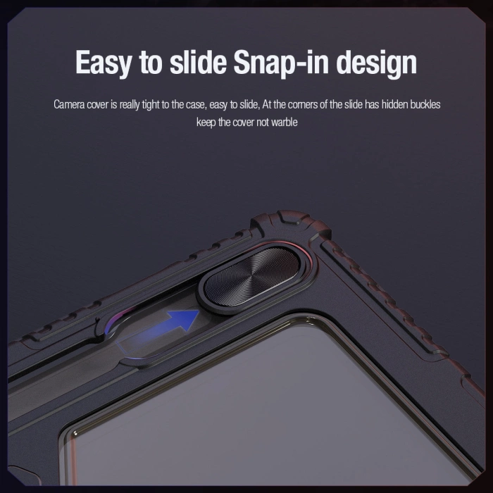 Etui Nillkin Bumper Leather Case Pro na Samsung Galaxy Tab S9 - czarne