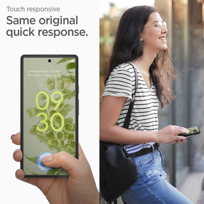 Spigen Alm Glas.tr Slim 2-pack Google Pixel 7 Szkło Hartowane Clear