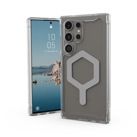 Etui UAG Plyo Pro Magnet - obudowa ochronna do Samsung Galaxy S24 Ultra 5G z wbudowanym modułem magnetycznym (ice-silver) Case