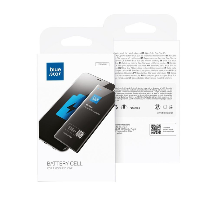 Bateria bez BMS do iPhone 12 / 12 Pro 2815 mAh Blue Star HQ