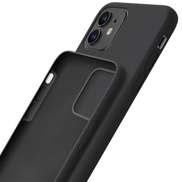 ETUI 3MK Silicone Case iPhone 11 6,1" czarny/black