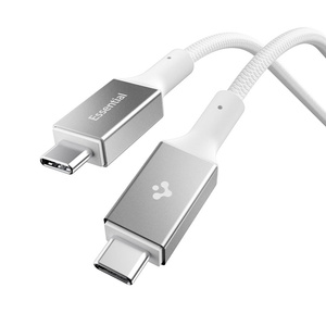 KABEL USB-C SPIGEN EB10015CC ESSENTIAL 100W 150CM BIAŁY
