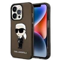 Etui KARL LAGERFELD Apple iPhone 14 Pro Ikonik Karl Lagerfeld Czarny Hardcase