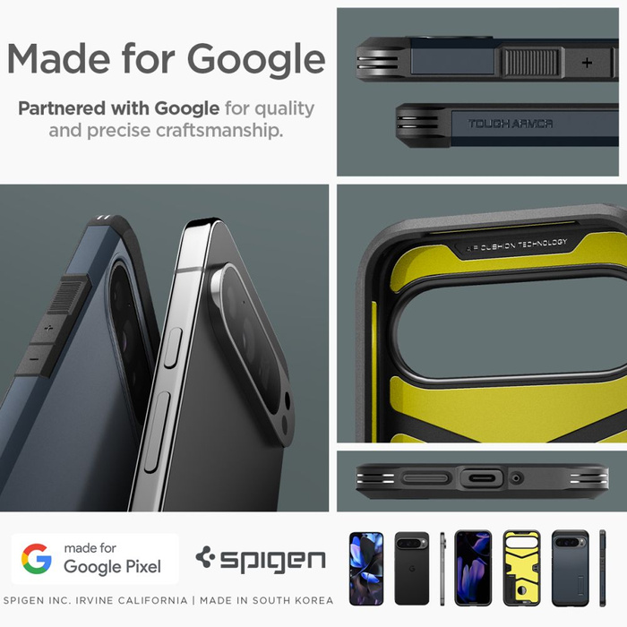 Etui SPIGEN TOUGH ARMOR GOOGLE PIXEL 9 PRO XL METAL SLATE
