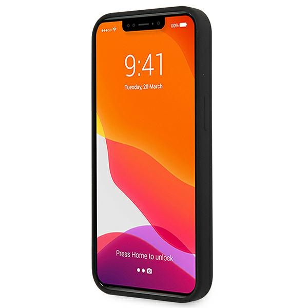 Etui GUESS Apple iPhone 13 Mini Silicone 4G Logo Czarny Hardcase