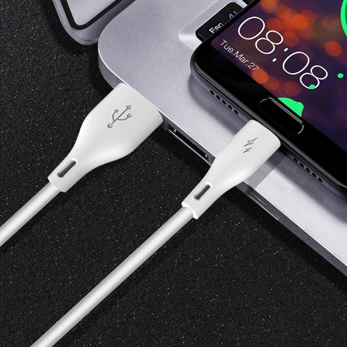 Kabel Dudao L2L USB-A / Lightning 3A 2m - biały