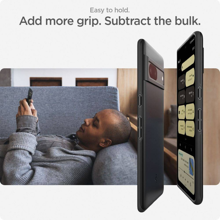 Etui Spigen Thin Fit Google Pixel 7 Etui Black