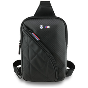 Torebka na telefon BMW Carbon            Pocket&Metal Logo Crossbody czarny