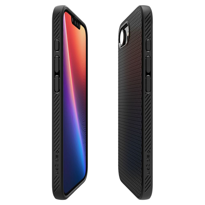 ETUI SPIGEN IPHONE 16E LIQUID AIR MATOWE CZARNE