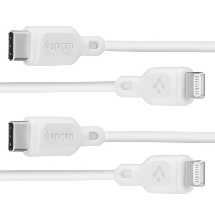 KABEL SPIGEN DURASYNC MFI LIGHTING CABLE 2-PACK 100CM WHITE