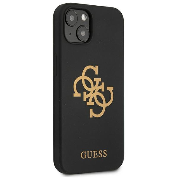 Etui GUESS Apple iPhone 13 Silicone 4G Logo Czarny Hardcase