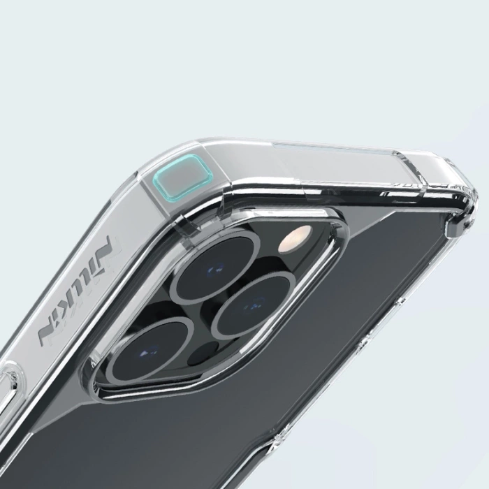 Etui Nillkin Nature Pro etui do iPhone 13 Pro Max pancerna obudowa pokrowiec niebieski