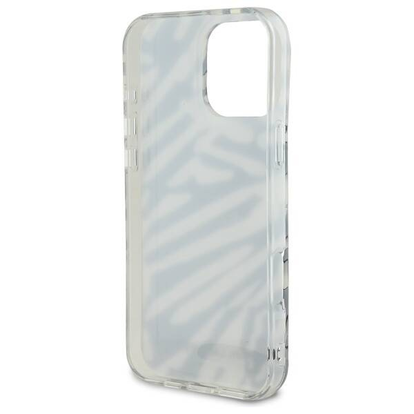 Etui Karl Lagerfeld iPhone 16 Pro Max 6.9" czarny/black hardcase IML Zebra Pattern & Cord
