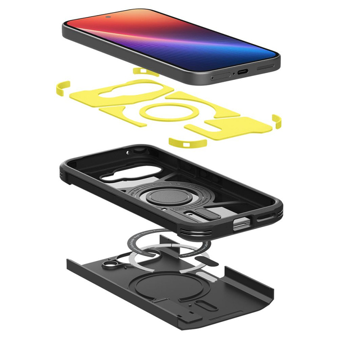 ETUI SPIGEN GOOGLE PIXEL 9A TOUGH ARMOR MAG MAGSAFE CZARNE