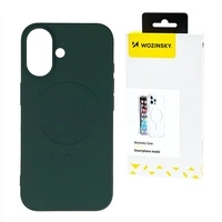 Silikonowe etui Wozinsky Silicone Case na Samsung Galaxy S24 FE - zielone