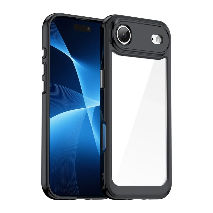 Etui Outer Space iPhone 17 Air Czarne Przezroczyste