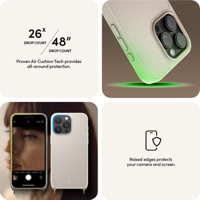 Etui iPhone 15 Pro Max Spigen Cyrill Classic Charm Mag Magsafe Cream Case