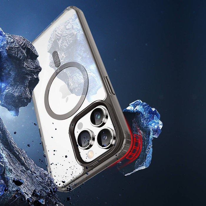 Dux Ducis Clin2 etui iPhone 14 Pro Max magnetyczny pokrowiec MagSafe niebieskie