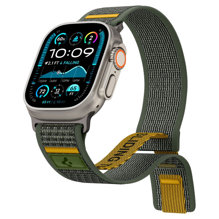 PASEK SPIGEN APPLE WATCH 6 / 7 / 8 / 9 / 10 / SE / ULTRA 1 / 2 (44 / 45 / 46 / 49 MM) ACTIVE ATHLEX AIR ZIELONY
