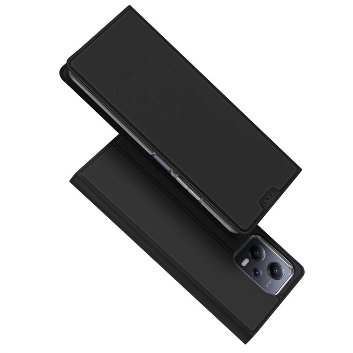 Etui Dux Ducis Skin Pro etui do Xiaomi Redmi Note 12 Pro+ pokrowiec z klapką portfel na kartę podstawka czarne Case