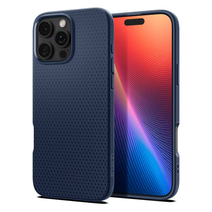 ETUI SPIGEN LIQUID AIR IPHONE 16 PRO MAX NAVY BLUE