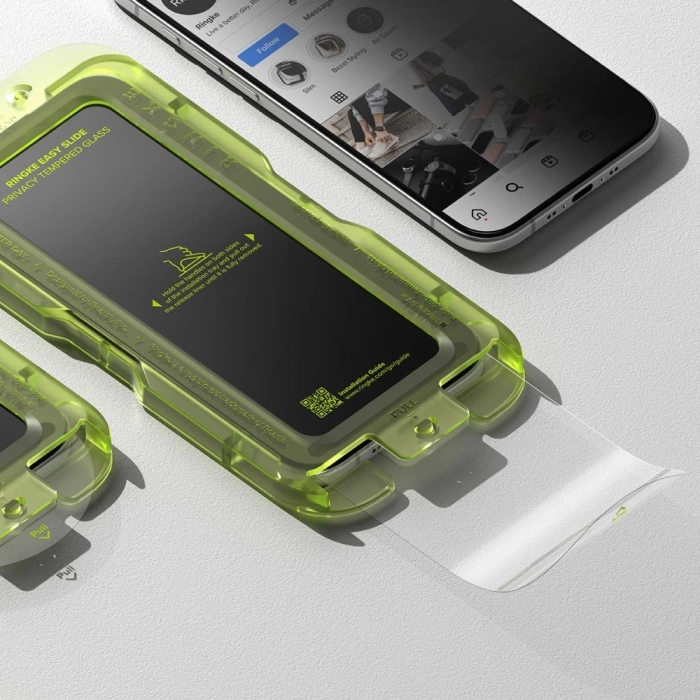 SZKŁO PRYWATYZUJĄCE RINGKE EASY SLIDE 2-PACK IPHONE 17 AIR PRIVACY