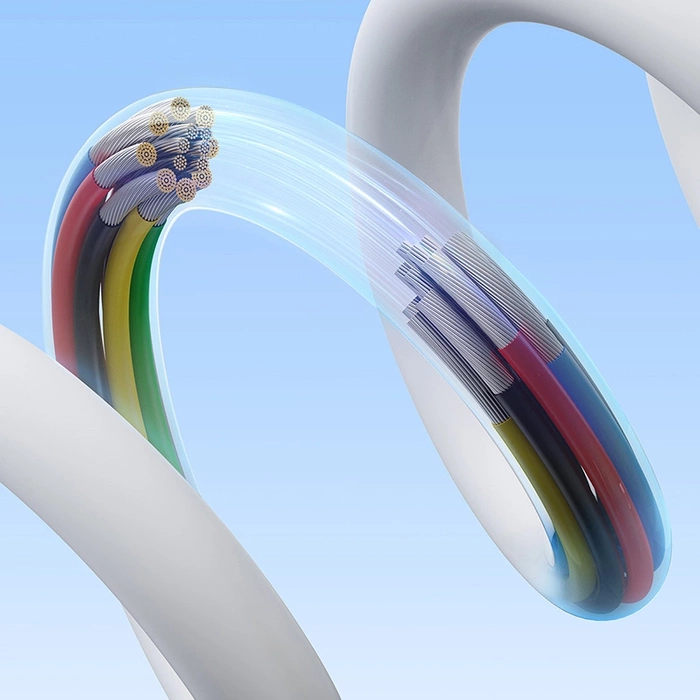 Kabel Baseus CB000068 USB-C - USB-C 240W PD 8K 60Hz 1m - biały