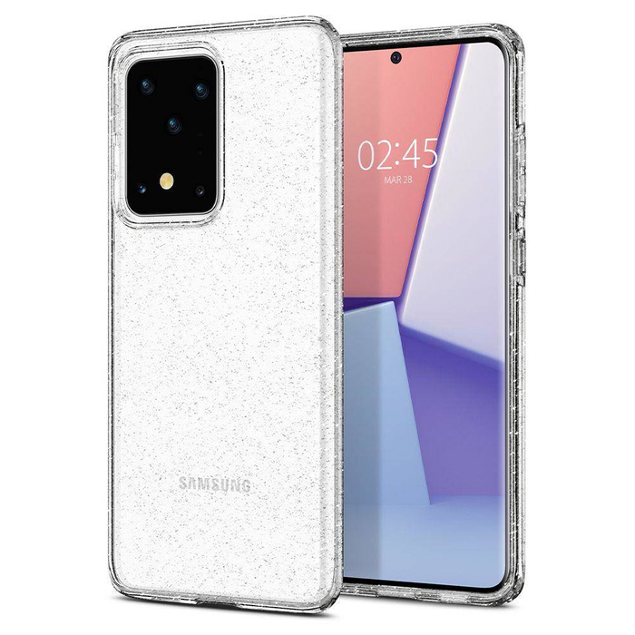 Etui SPIGEN Liquid Crystal Samsung Galaxy S20 Ultra Glitter Przeźroczyste Case