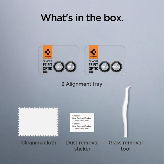 OSŁONA APARATU SPIGEN SAMSUNG GALAXY Z FLIP 7 OPTIK PRO HD GLAS.TR ”EZ FIT” CAMERA PROTECTOR 2-PACK CZARNA