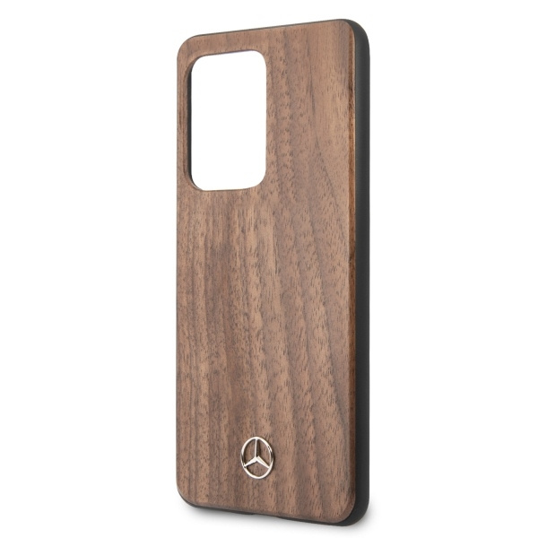 Etui MERCEDES Samsung Galaxy S20 Ultra Wood Line Walnut Brązowy Case
