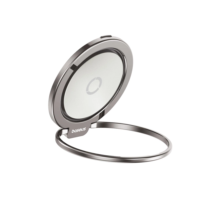 Ring magnetyczny Baseus MagPro II z funkcją podstawki Tytanowy