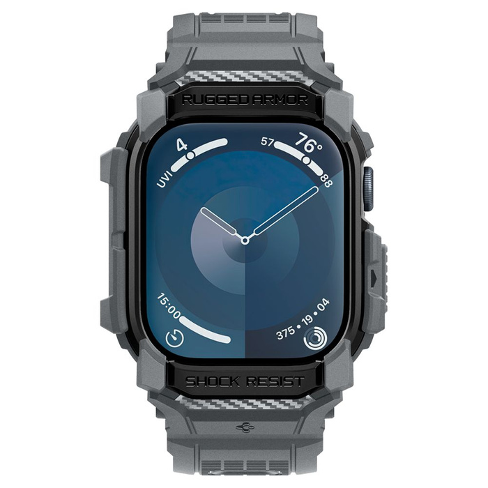 ETUI SPIGEN RUGGED ARMOR ”PRO” APPLE WATCH 10 (46 MM) DARK GREY