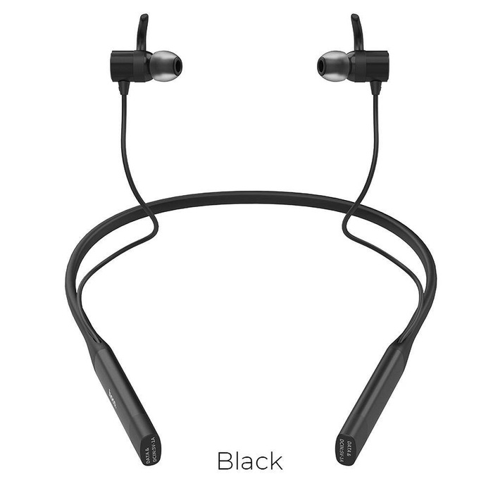 Słuchawki Bluetooth Hoco Selected Sportowe Glamour S18 Czarne 
