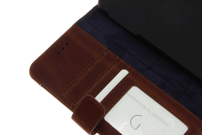 Etui Decoded iPhone 8 7 6s 6 Plus z Klapką Wallet Case Brown Brązowe