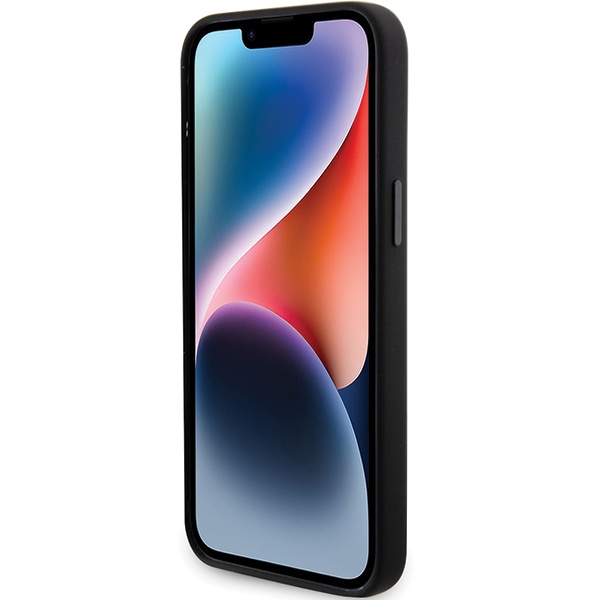 Etui Karl Lagerfeld KLHCP15LSMHCNPK iPhone 15 Pro 6.1" czarny/black Silicone Choupette Metal Pin Case