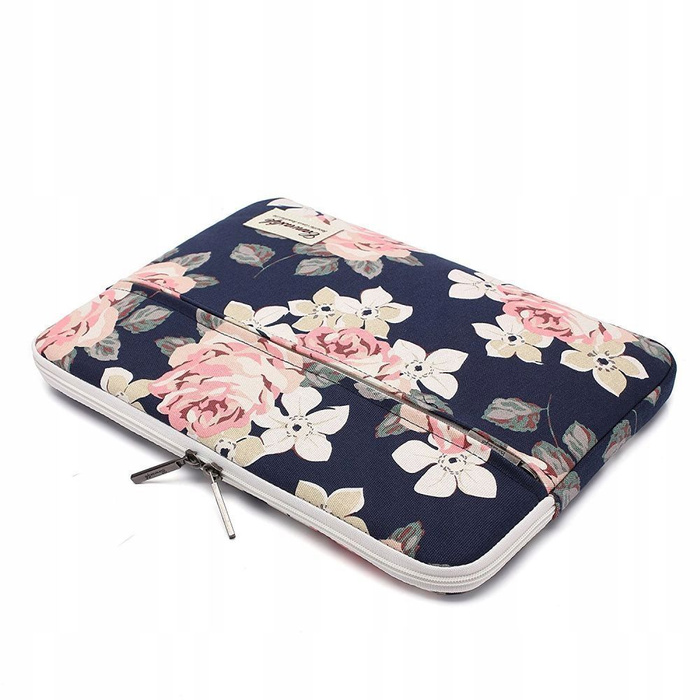 Etui CANVASLIFE Sleeve Laptop 13-14 Navy Rose Granatowe Case