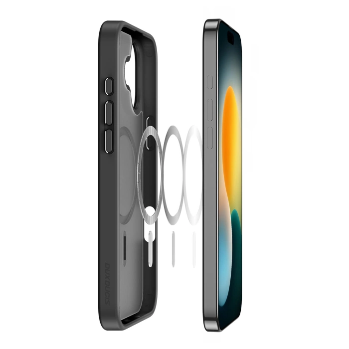 Etui Dux Ducis Yind na iPhone 17 kompatybilne z MagSafe - czarne