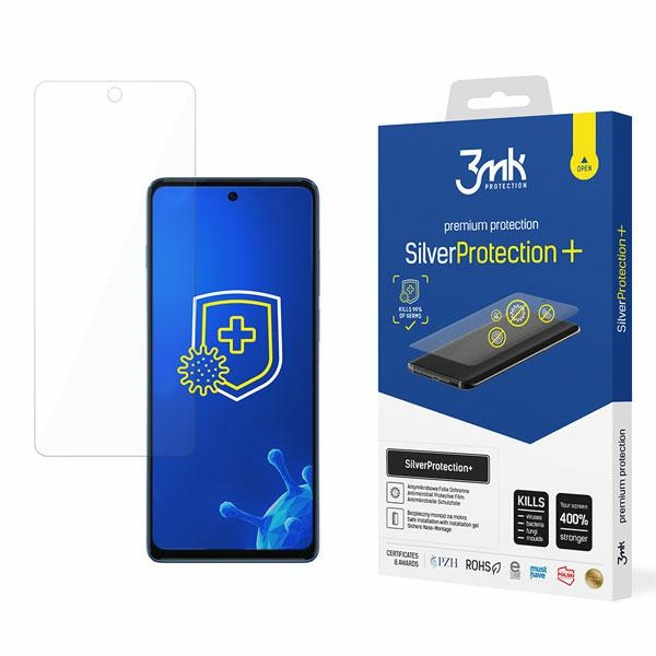 Folia Ochronna 3MK Motorola Moto G200 5G Silver Protect+ Folia Antymikrobowa Montowana Na Mokro