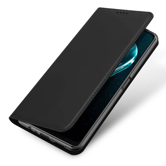 Etui Dux Ducis Skin Pro etui do Realme 10 5G / Realme 9i 5G pokrowiec z klapką portfel na kartę podstawka czarne Case