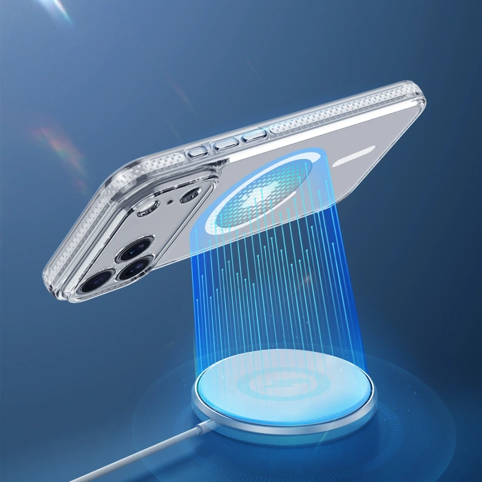 Etui Dux Ducis Clin Mag na iPhone 17 Pro kompatybilne z MagSafe - przezroczyste