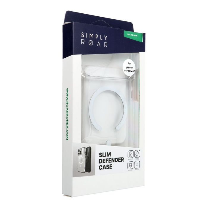 ROAR futerał SLIM DEFENDER kompatybilny z MagSafe do IPHONE 17 Pro Max transparentny