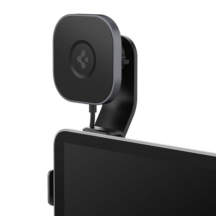 UCHWYT SPIGEN ITT90W ONETAP MAGNETIC MAGSAFE SCREEN CAR MOUNT WIRELESS CHARGER TESLA MODEL 3 / Y / X / S BLACK